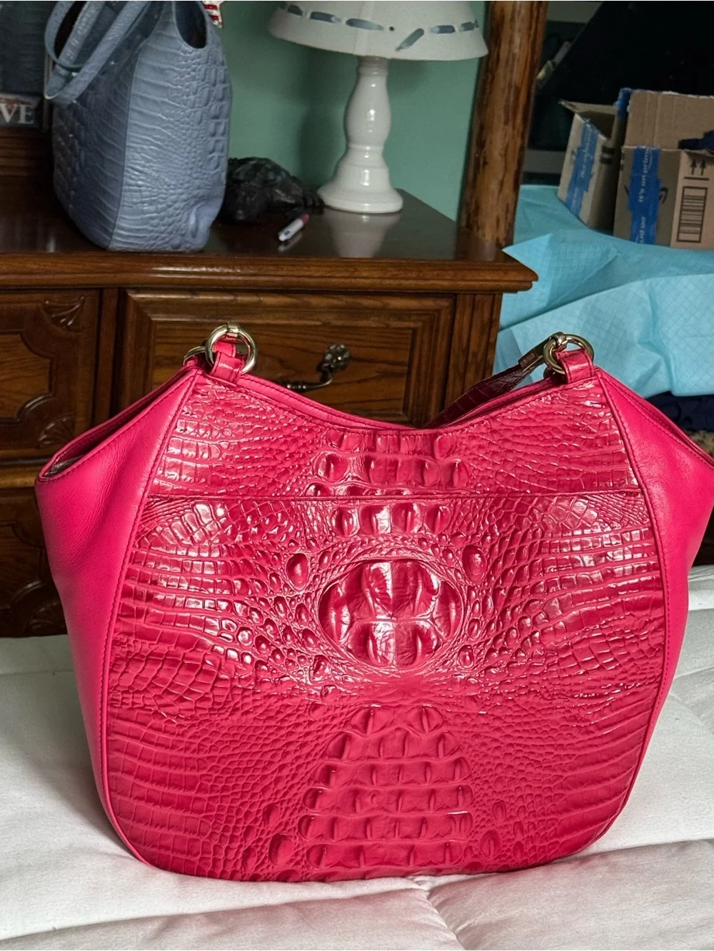 Brahmin Marianna Ribbon Botany Satchel